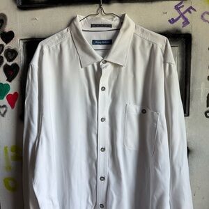 Tommy Bahama White Casual Button Down Shirt